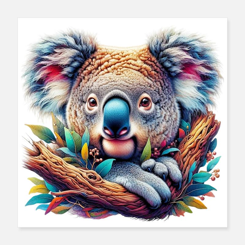 Koala Poster 40x40 cm