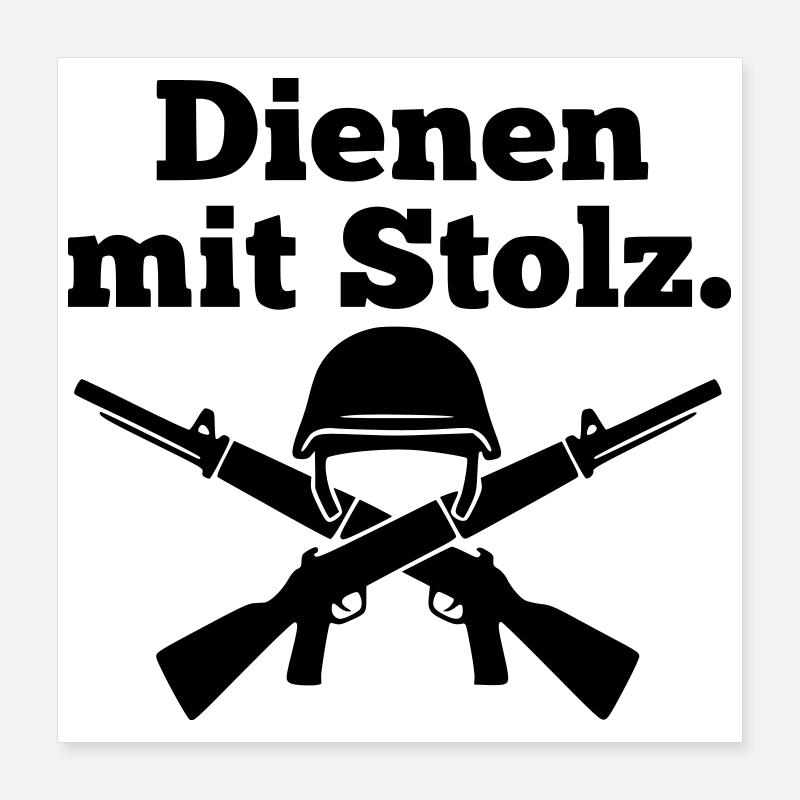 Stolz Poster 40x40 cm