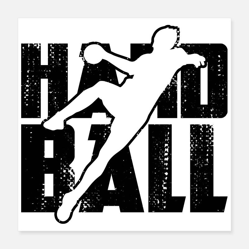 Handball Poster 40x40 cm
