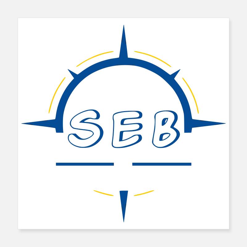 Seb Poster 40 x 40 cm