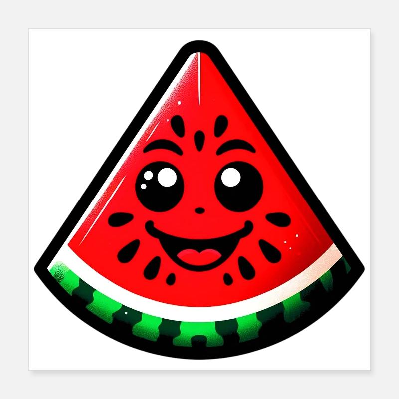 Watermelon Poster 16" x 16" (40x40 cm)