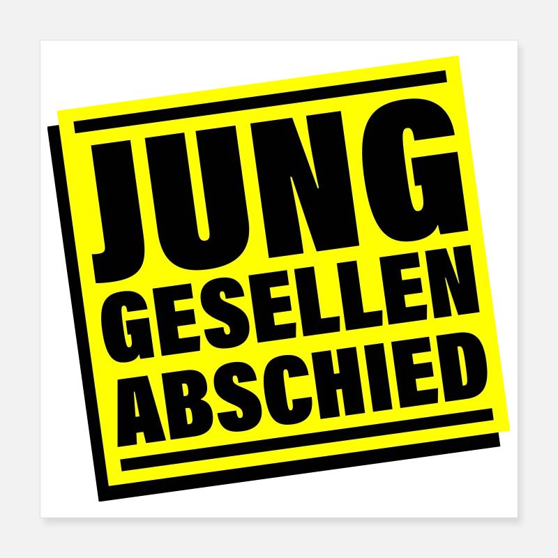 Bachelor party Jga bachelor Poster 16" x 16" (40x40 cm)