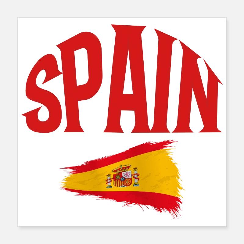 Espagne Poster 40 x 40 cm