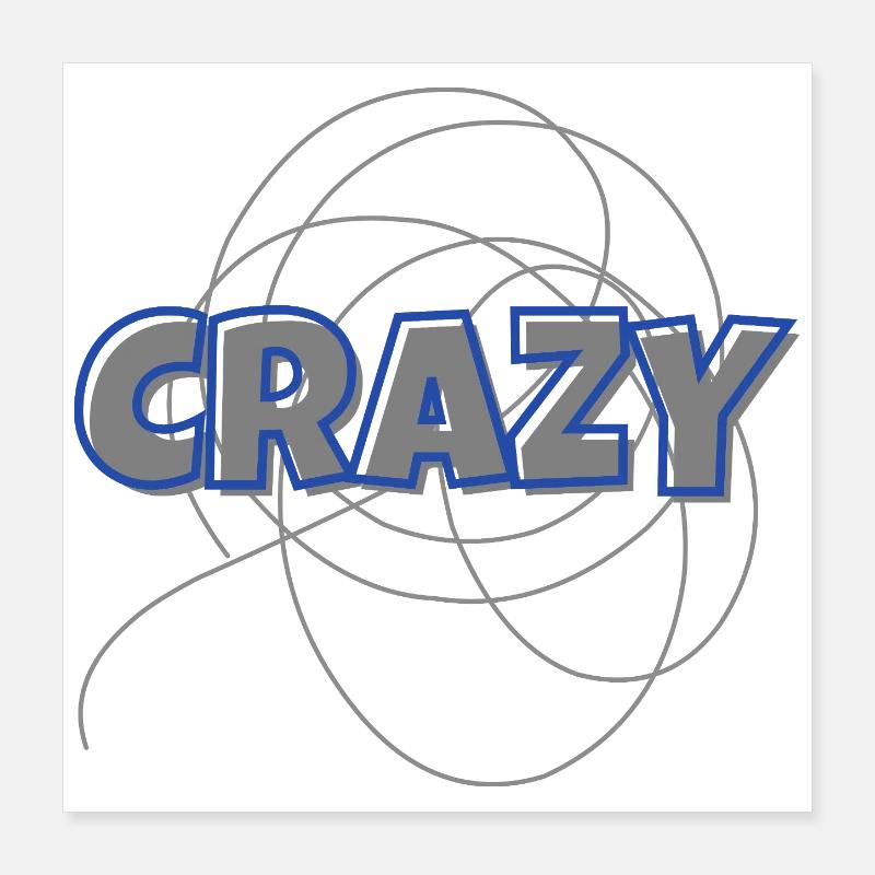 Fou Poster 40 x 40 cm