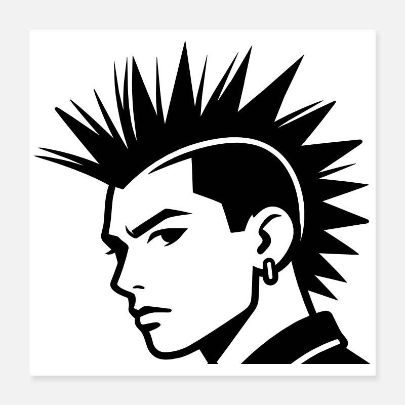 Punk Poster 40 x 40 cm