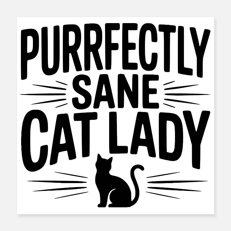 Parfaite Chat Parfaite Poster 40 x 40 cm