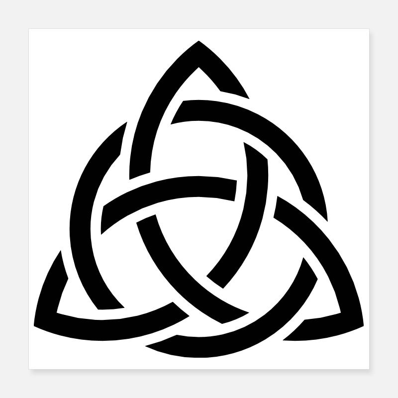 Celtic Knot Poster 40x40 cm