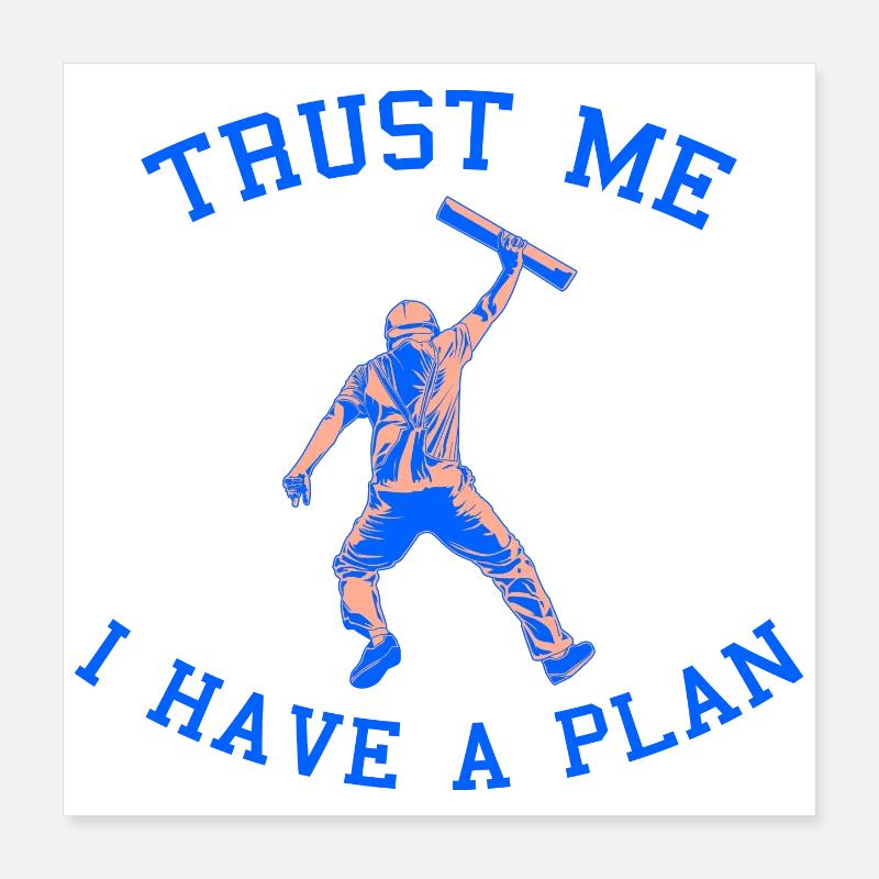 Architecture Joke Poster 16" x 16" (40x40 cm)