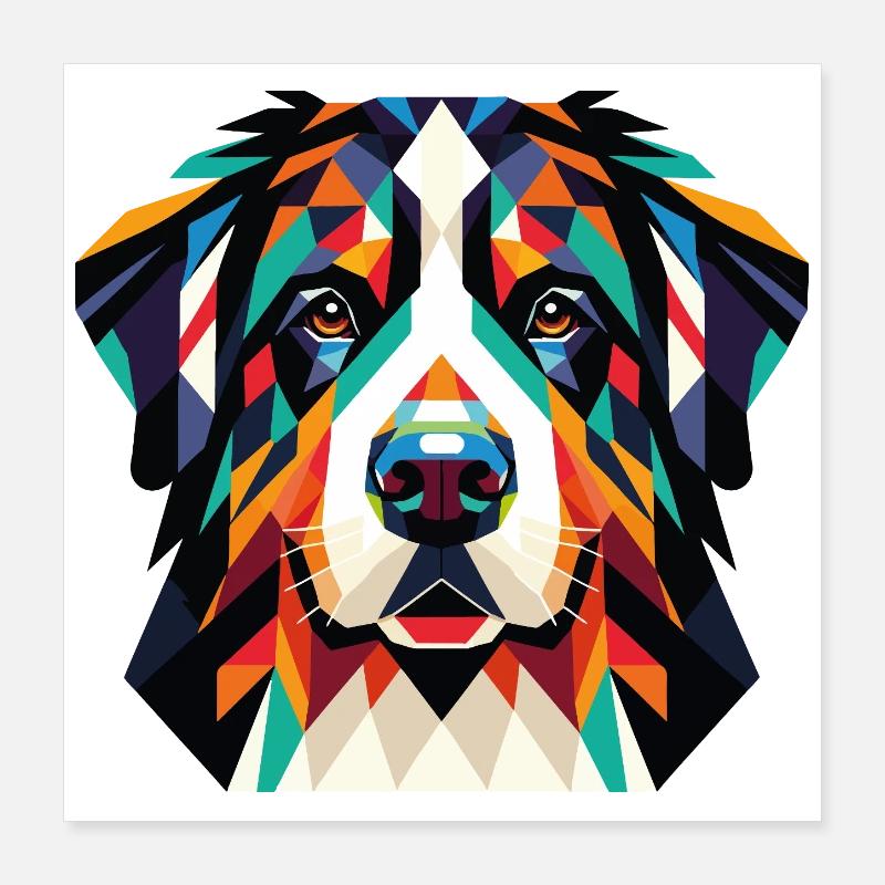 Dog Poster 16" x 16" (40x40 cm)