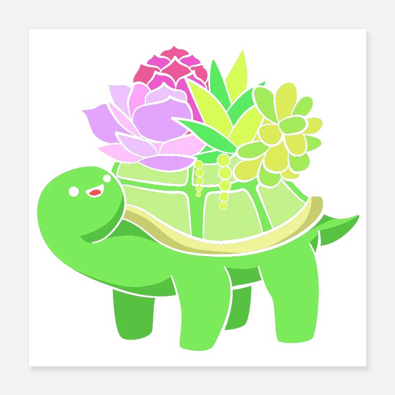 Plante Cactus Cactus Poster 40 x 40 cm