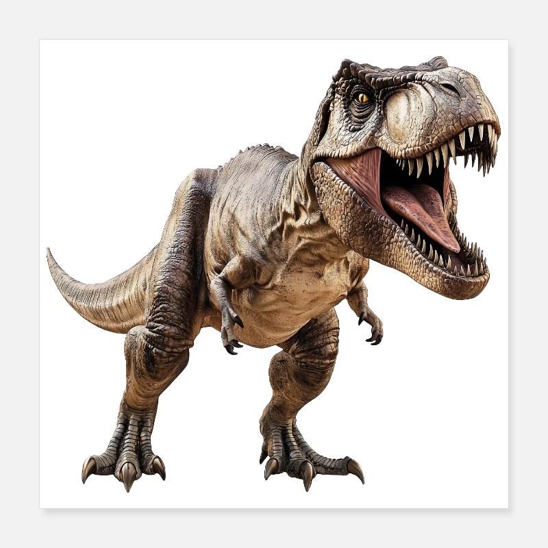 T-Rex Dino Dinosaurier Poster 40x40 cm