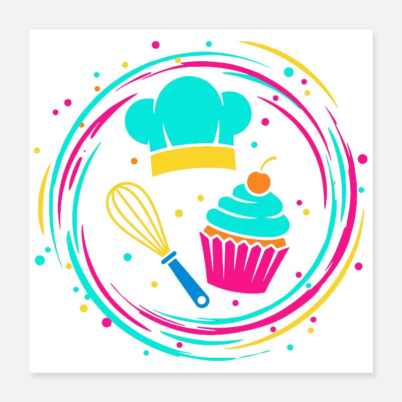 Baker Poster 16" x 16" (40x40 cm)