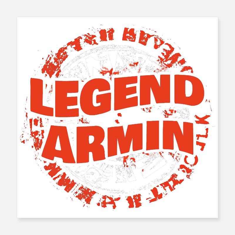 First name Armin Poster 16" x 16" (40x40 cm)