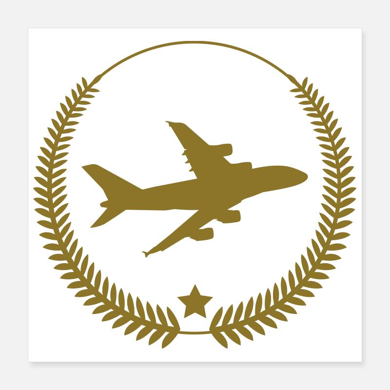 Aviation / Luftfahrt Poster 40 x 40 cm