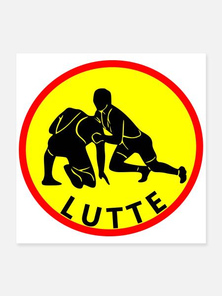 fight - Poster 16" x 16" (40x40 cm) - white - Front