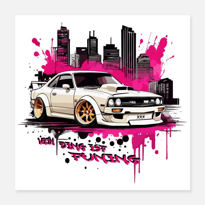 Mon truc, c’est le tuning Poster 40 x 40 cm