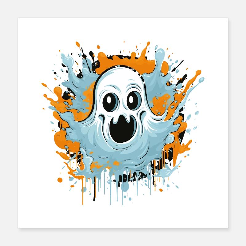 Geist Comic Poster 40x40 cm