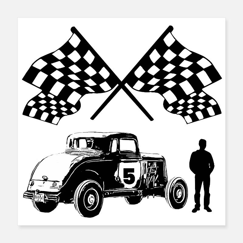 Auto Poster 40x40 cm