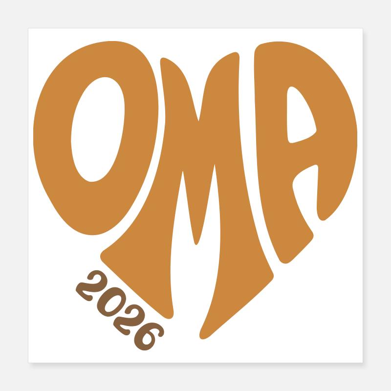 Mamie 2026 Poster 40 x 40 cm