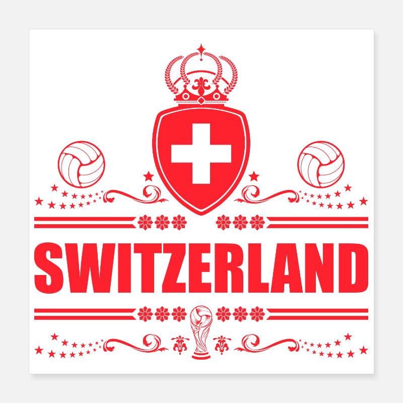Switzerland Poster 16" x 16" (40x40 cm)