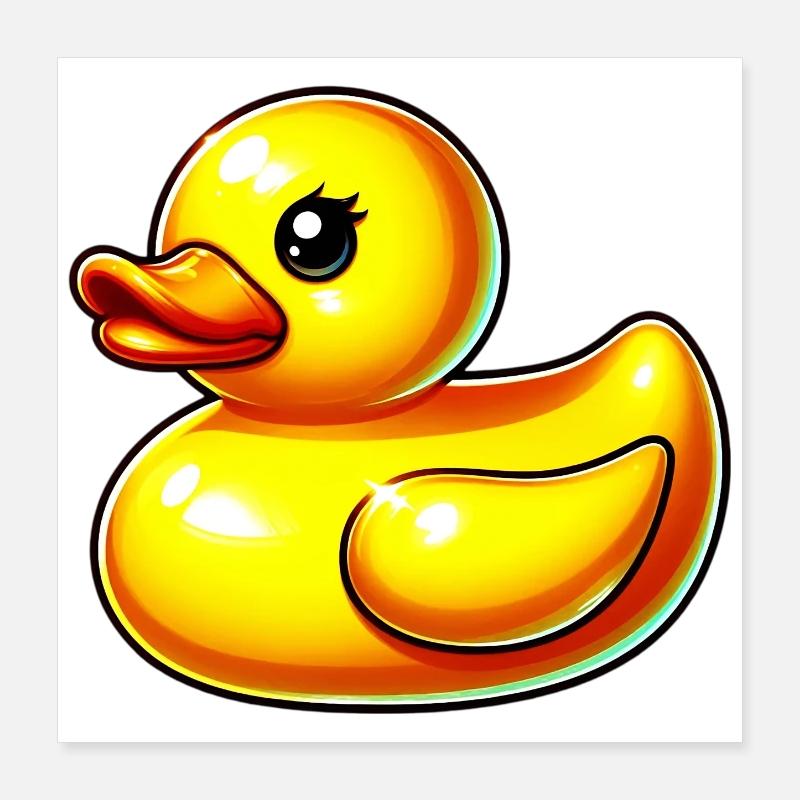 Duckling Duck Duck Duck Poster 16" x 16" (40x40 cm)