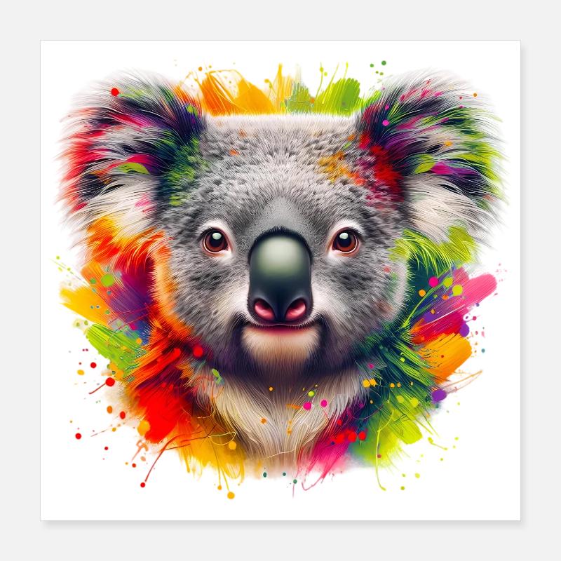 Koala Poster 40x40 cm