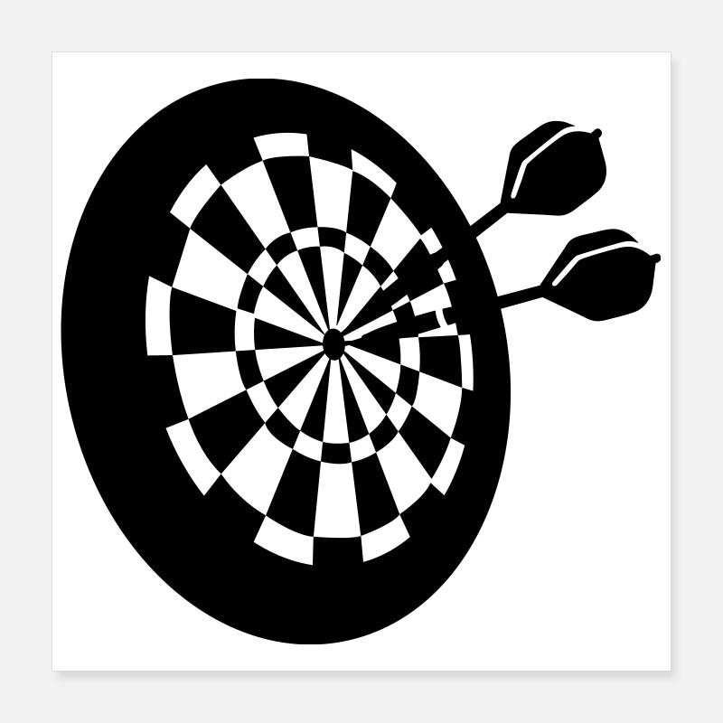 darts Poster 16" x 16" (40x40 cm)