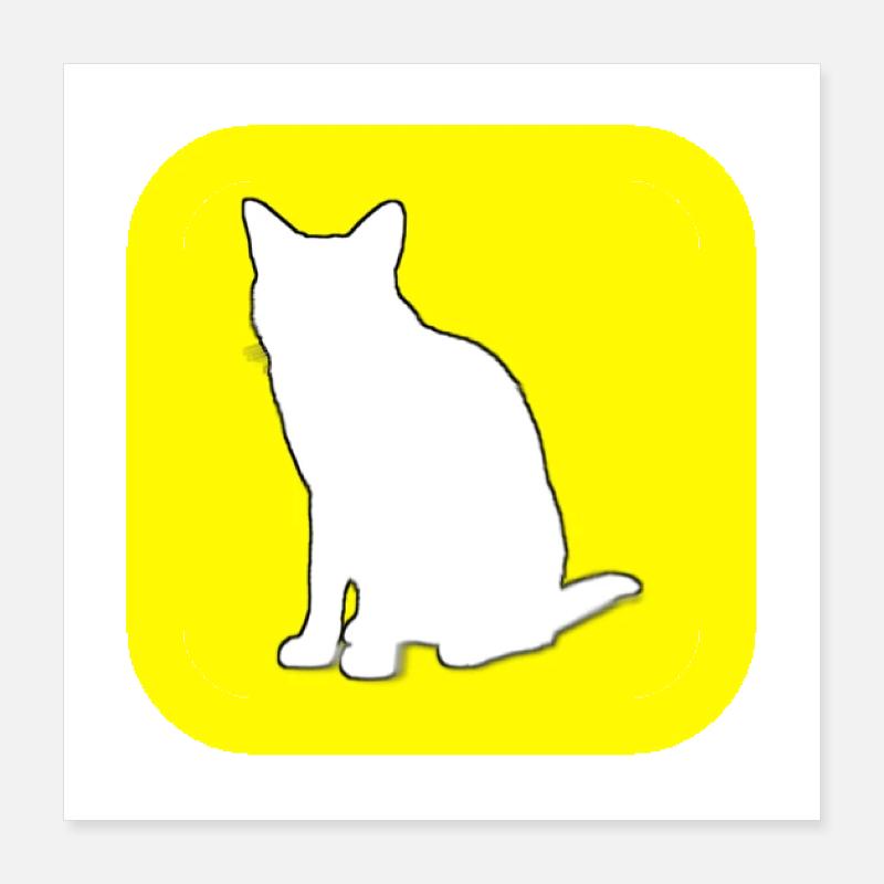 SnapChat (te) (jeu de mots français) Poster 40 x 40 cm