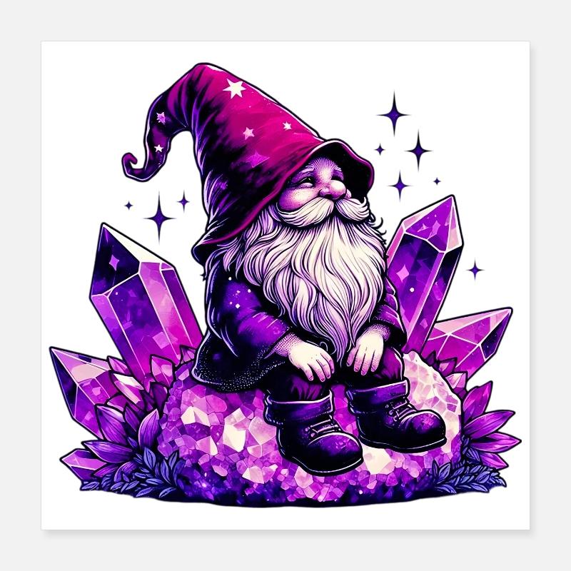 Gnome Poster 16" x 16" (40x40 cm)