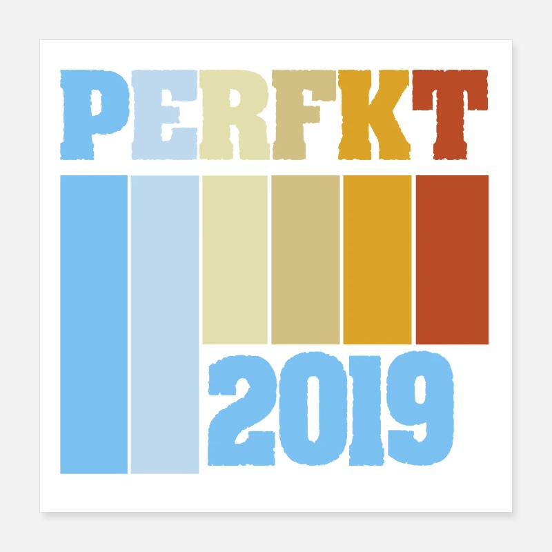 Édition unique 2019 Poster 40 x 40 cm