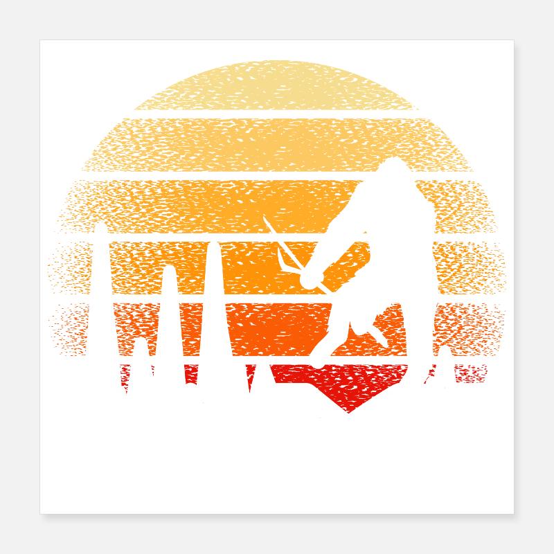 Bigfoot Sasquatch Cache-cache Dictons Poster 40 x 40 cm
