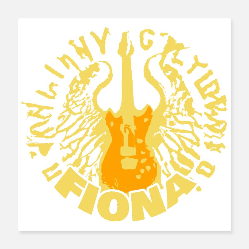 Fiona comme nom Poster 40 x 40 cm