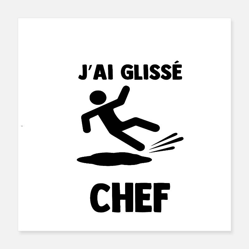 glisse_chef Poster 40 x 40 cm