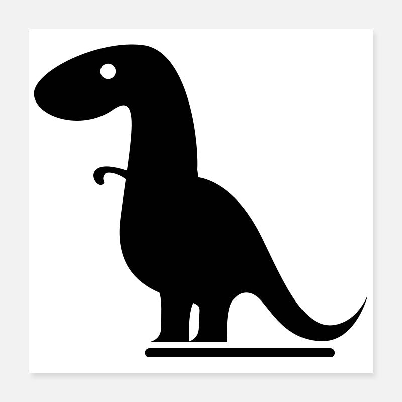 dinosaur Poster 16" x 16" (40x40 cm)