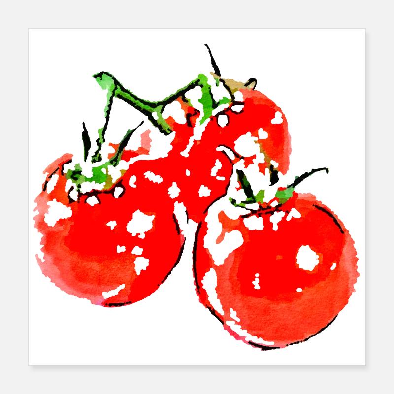 la tomate Poster 40 x 40 cm