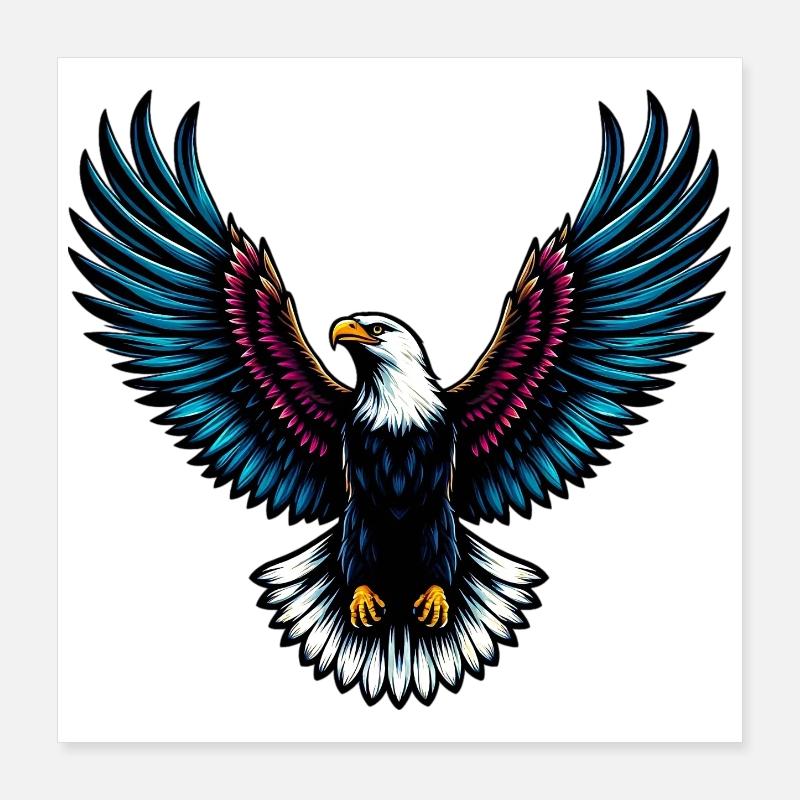 Aigle Poster 40 x 40 cm