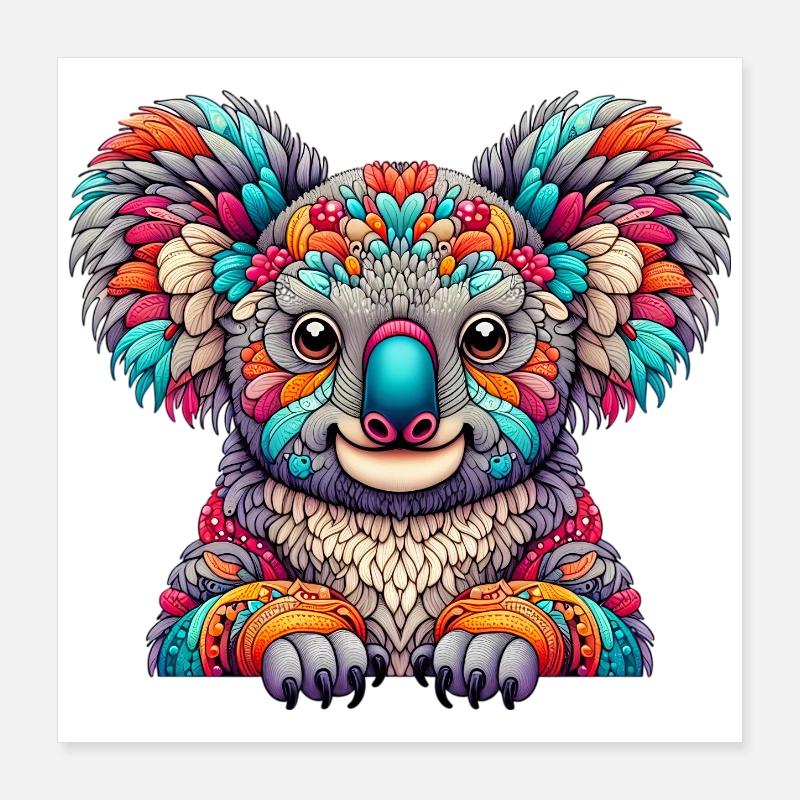 Koala Poster 40x40 cm