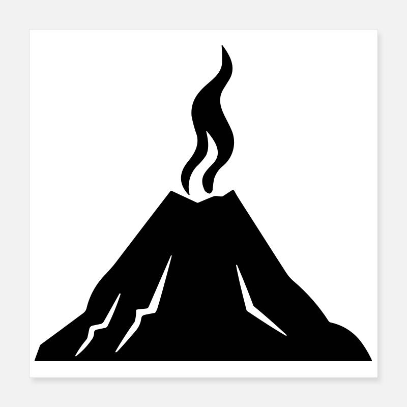 Volcan Poster 40 x 40 cm