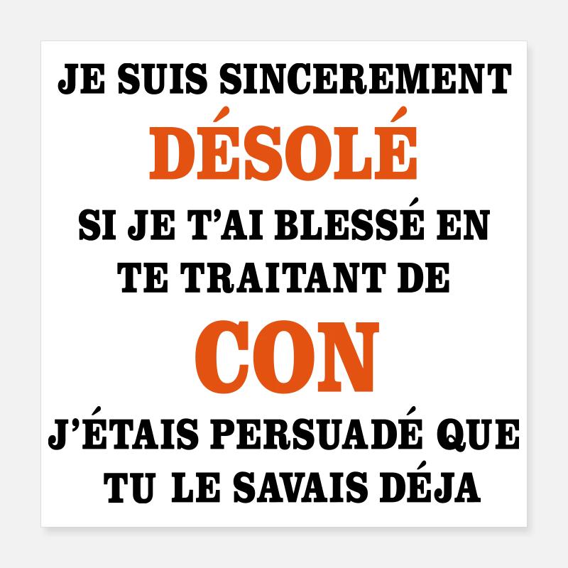 CON Poster 40 x 40 cm