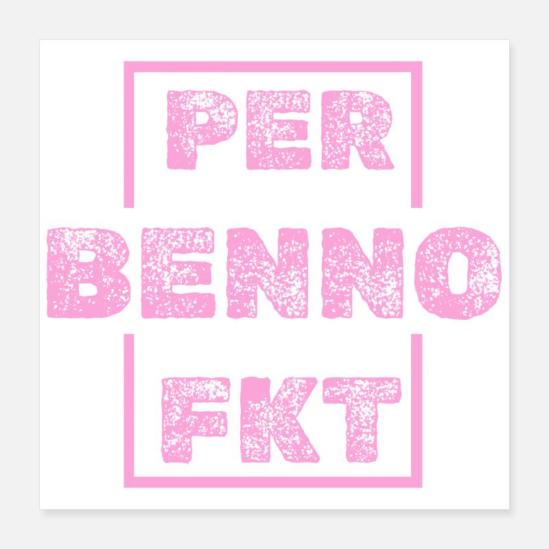 Benno as a unique Poster 16" x 16" (40x40 cm)