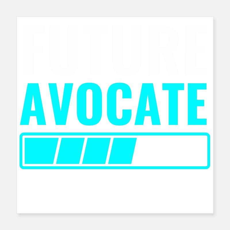 future lawyer Poster 16" x 16" (40x40 cm)