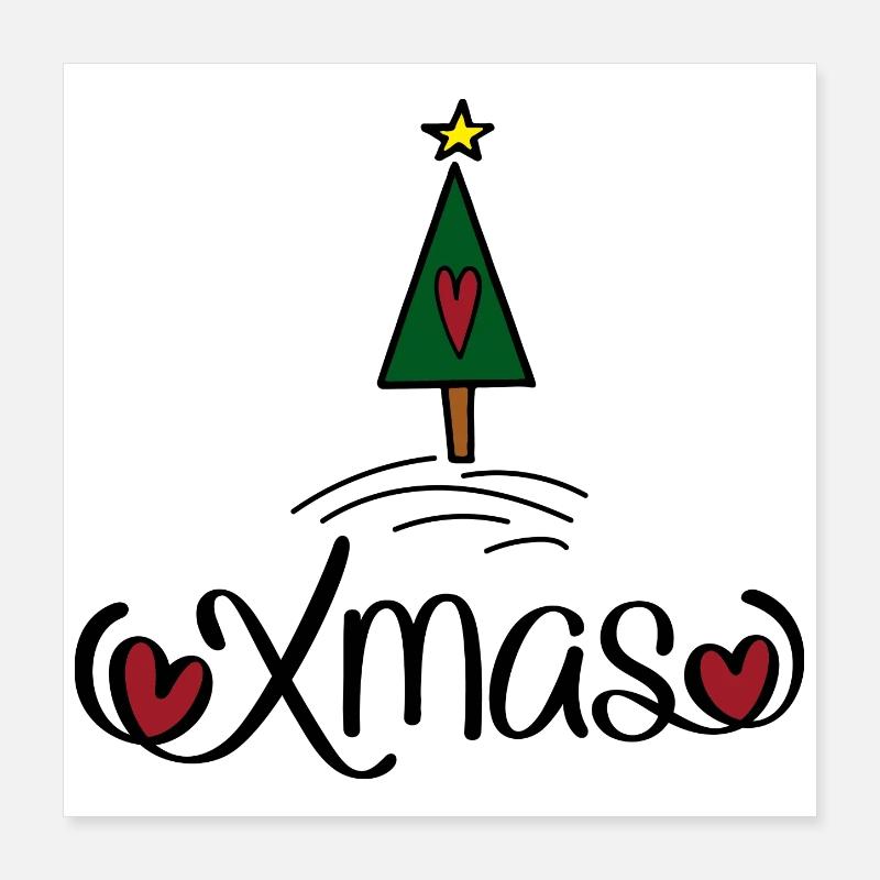 Noël Poster 40 x 40 cm
