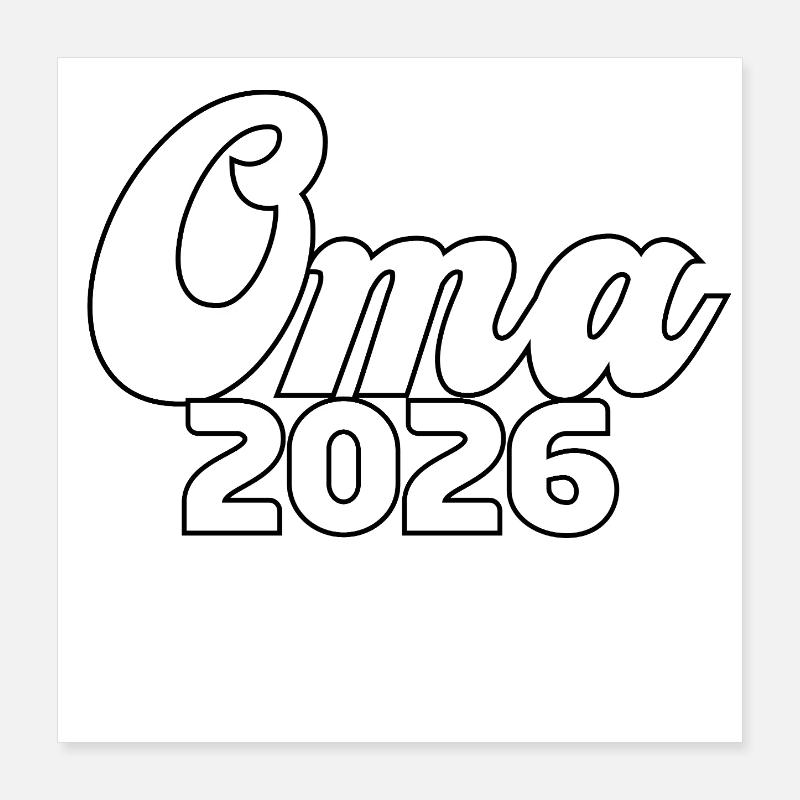 Oma 2026 Loading Design Poster 40x40 cm