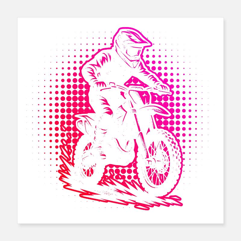 Direct Motocross Statement Poster 16" x 16" (40x40 cm)