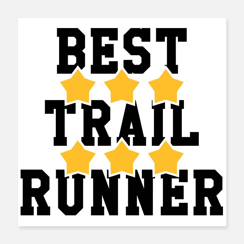 Course à Pied / Running / Jogging / Coureur Poster 40 x 40 cm