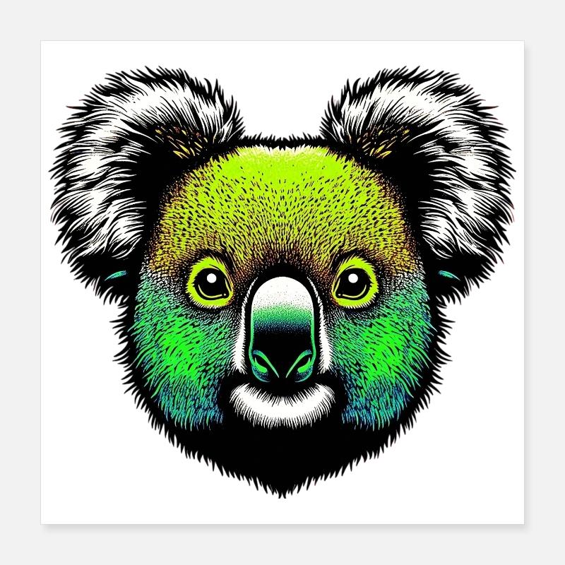 Koala Poster 40x40 cm