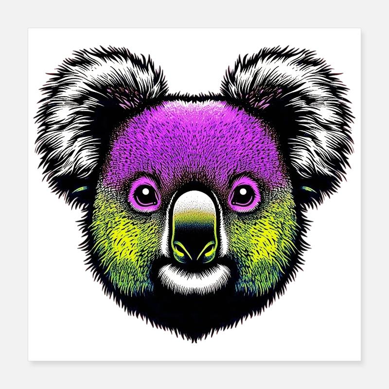 Koala Poster 40x40 cm