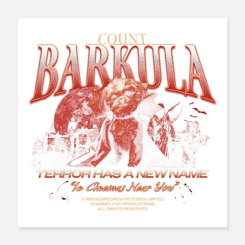 Grev Barkula – Horror møder humor Poster 40x40 cm