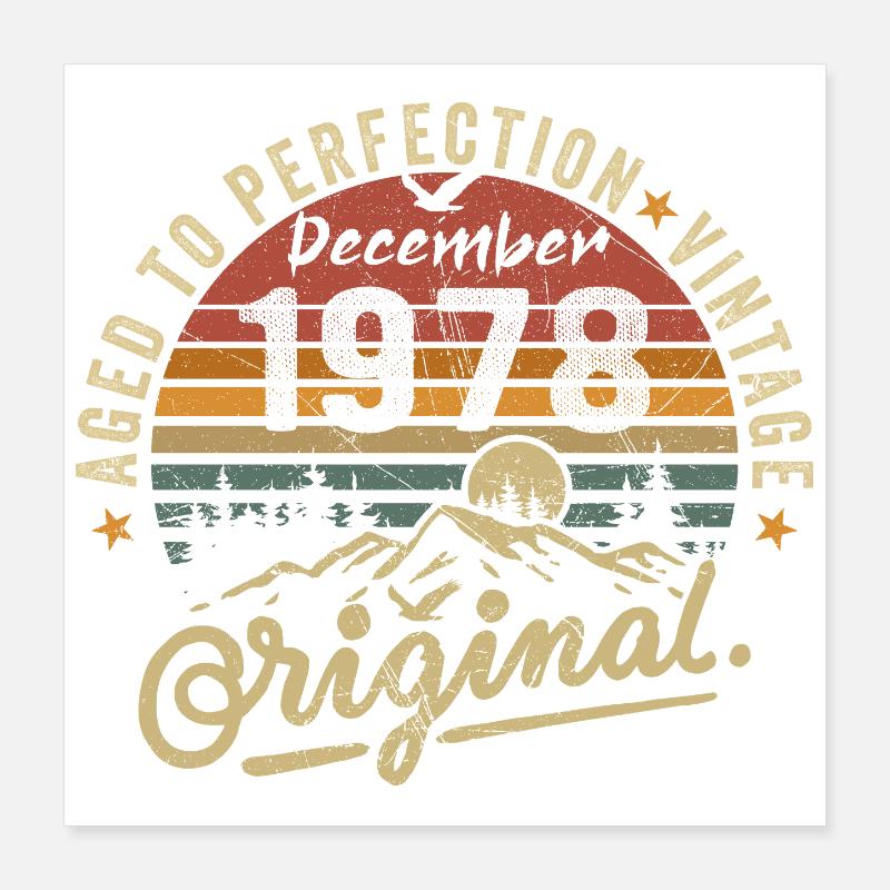 Legends a été dévoilé en décembre 1978 Poster 40 x 40 cm