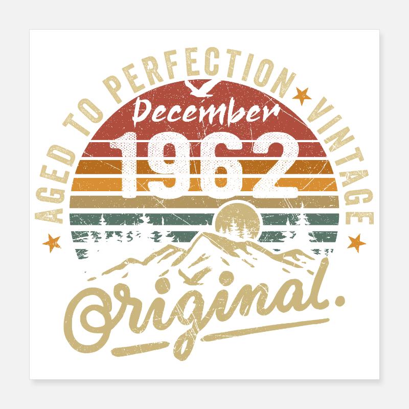 Legends a été dévoilé en décembre 1962 Poster 40 x 40 cm